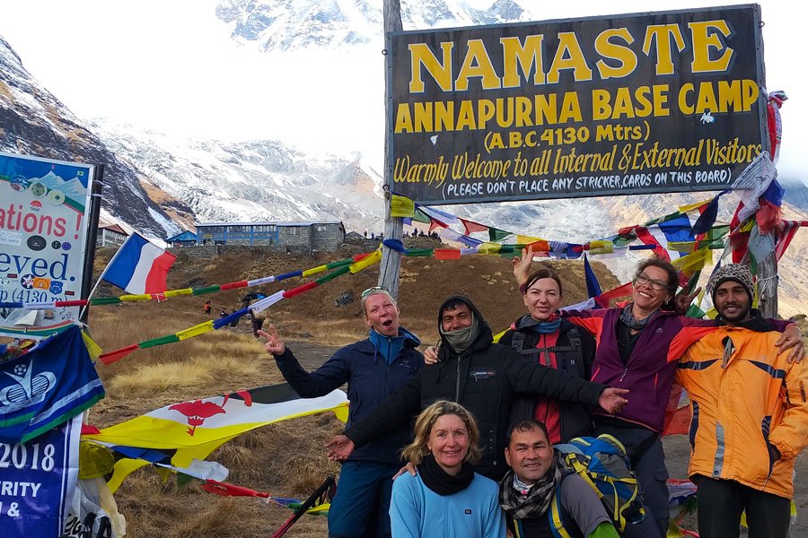 Annapurna Base Camp Trekking mit Yoga im Himalaya