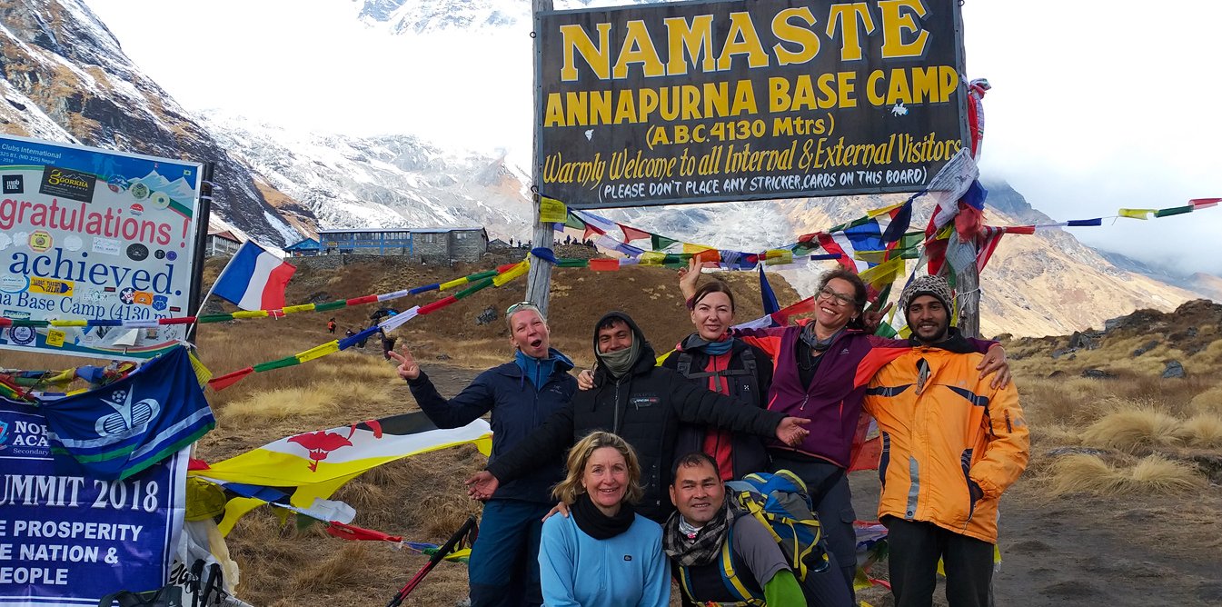 Annapurna Base Camp Trekking mit Yoga im Himalaya